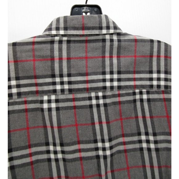 Foxcroft Shirt 8 Button Up Flannel Plaid Preppy Outdoor Collared Y2K - Picture 7 of 10